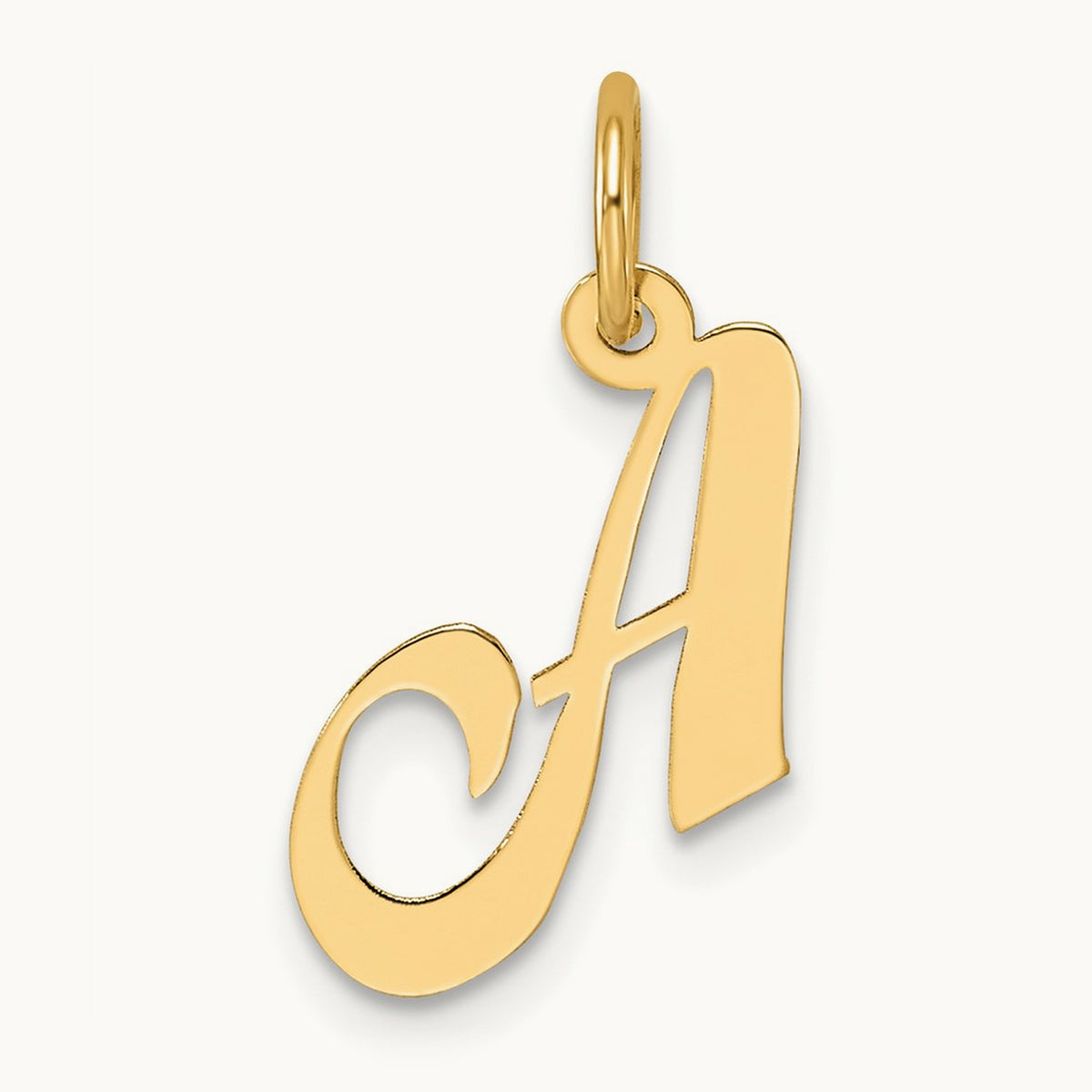 Small Fancy Script Initial Charm