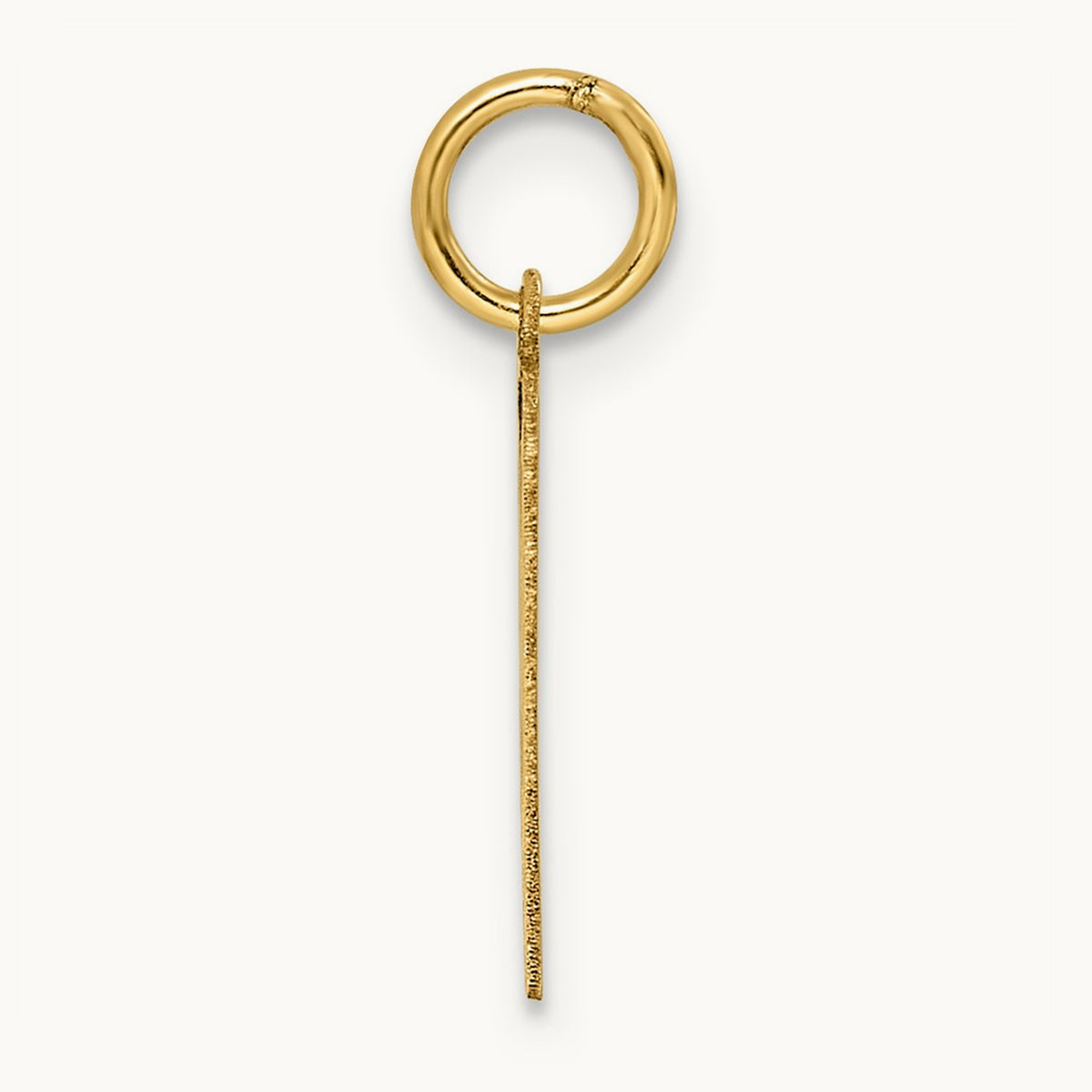Initial Pendant, 14K Yellow Gold