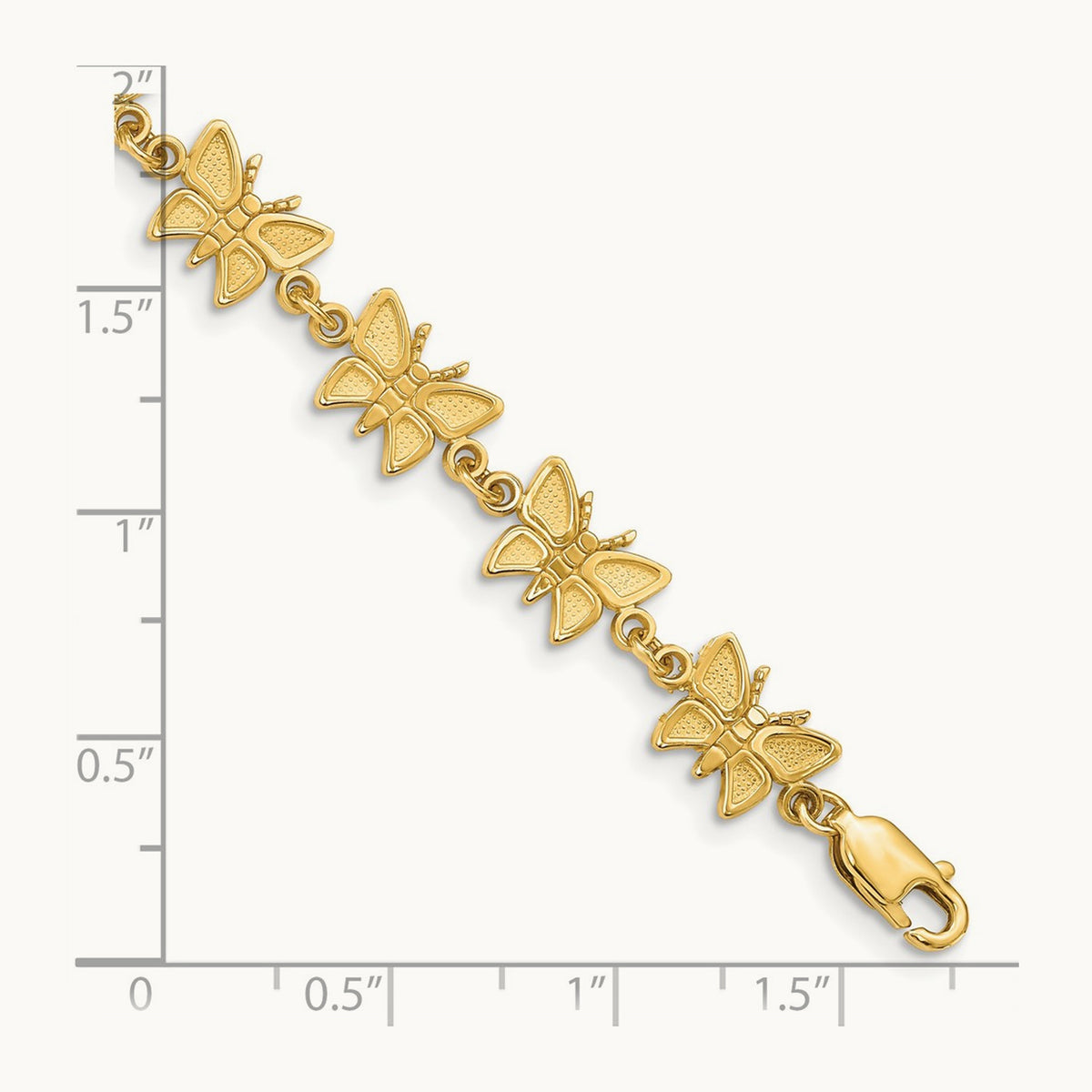 Butterfly Bracelet, 14K