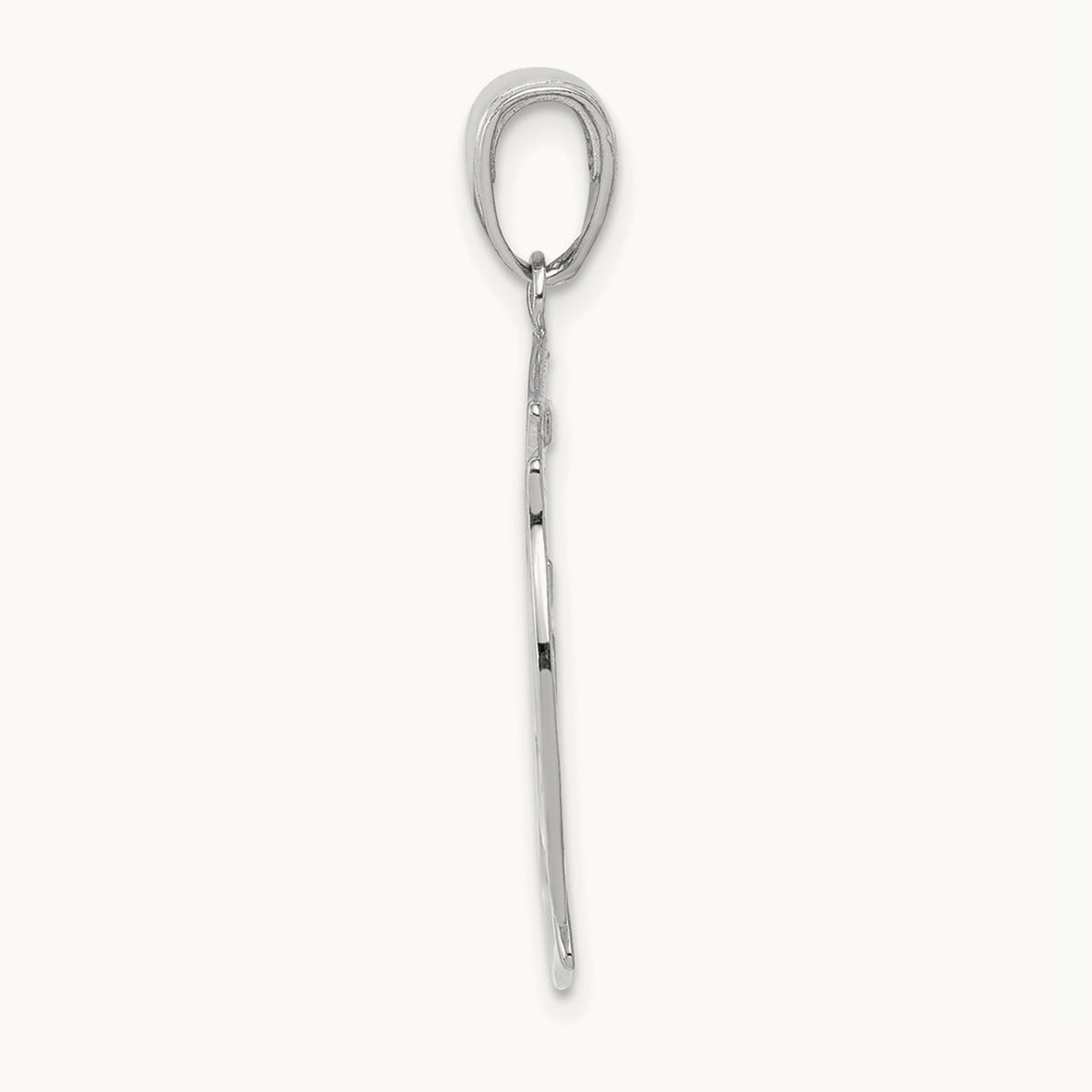 FD MEMBER in Shield Pendant — 14K White Gold