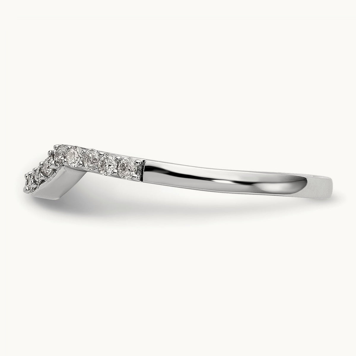 Diamond Band, 14K White Gold