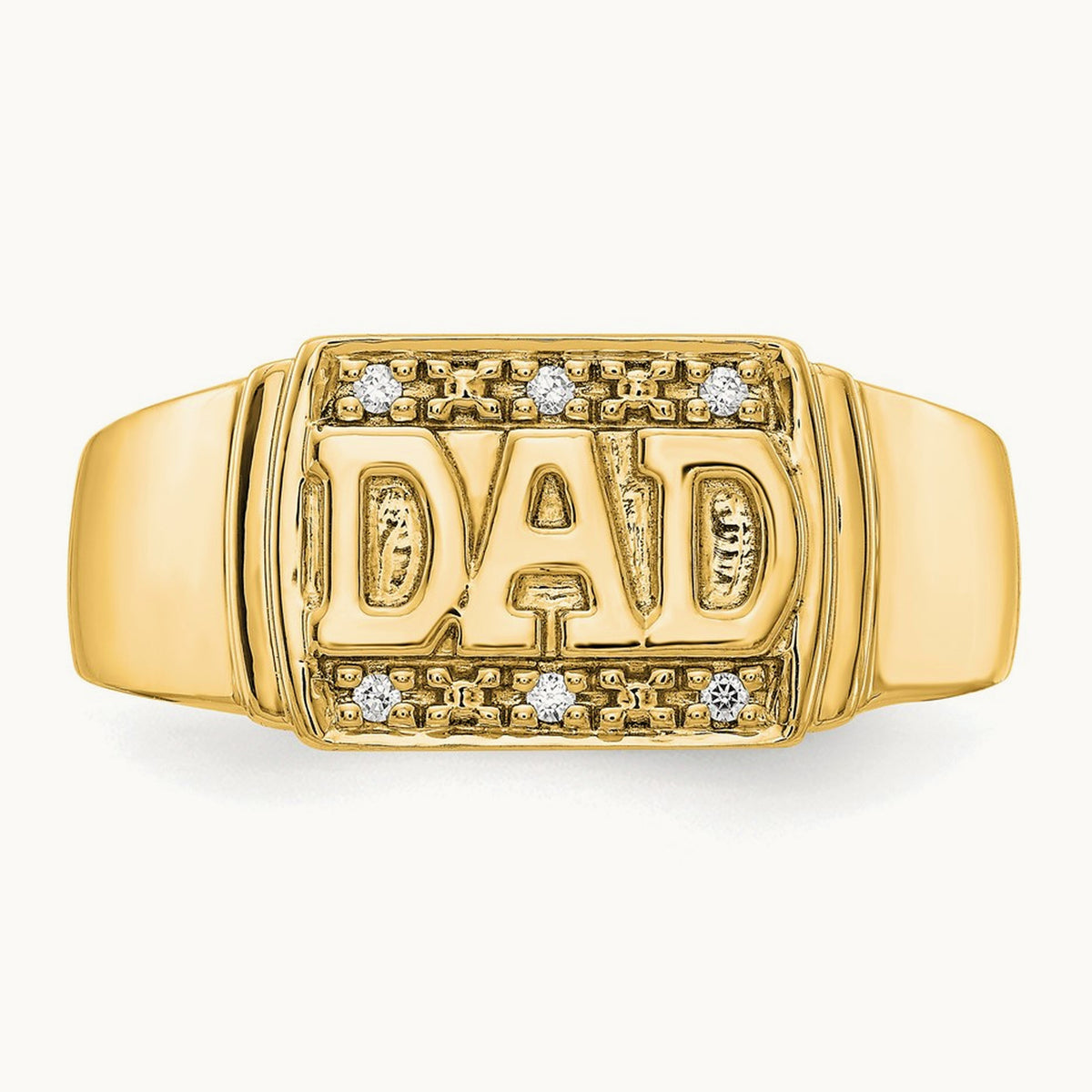 AA Diamond men's ring, 14K