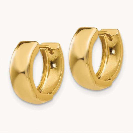 Hinged Hoop Earrings, 14K