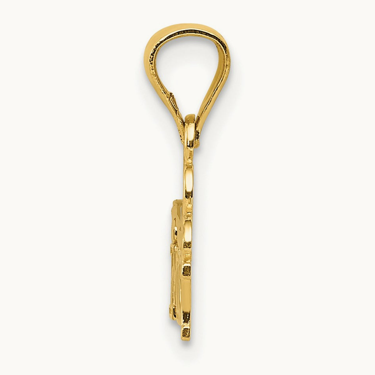 I Heart Mommy Pendant, 14K Yellow Gold
