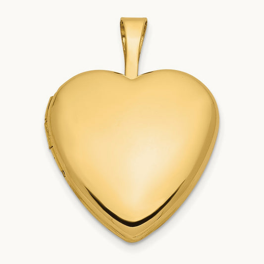 Heart Locket — 14K Yellow Gold