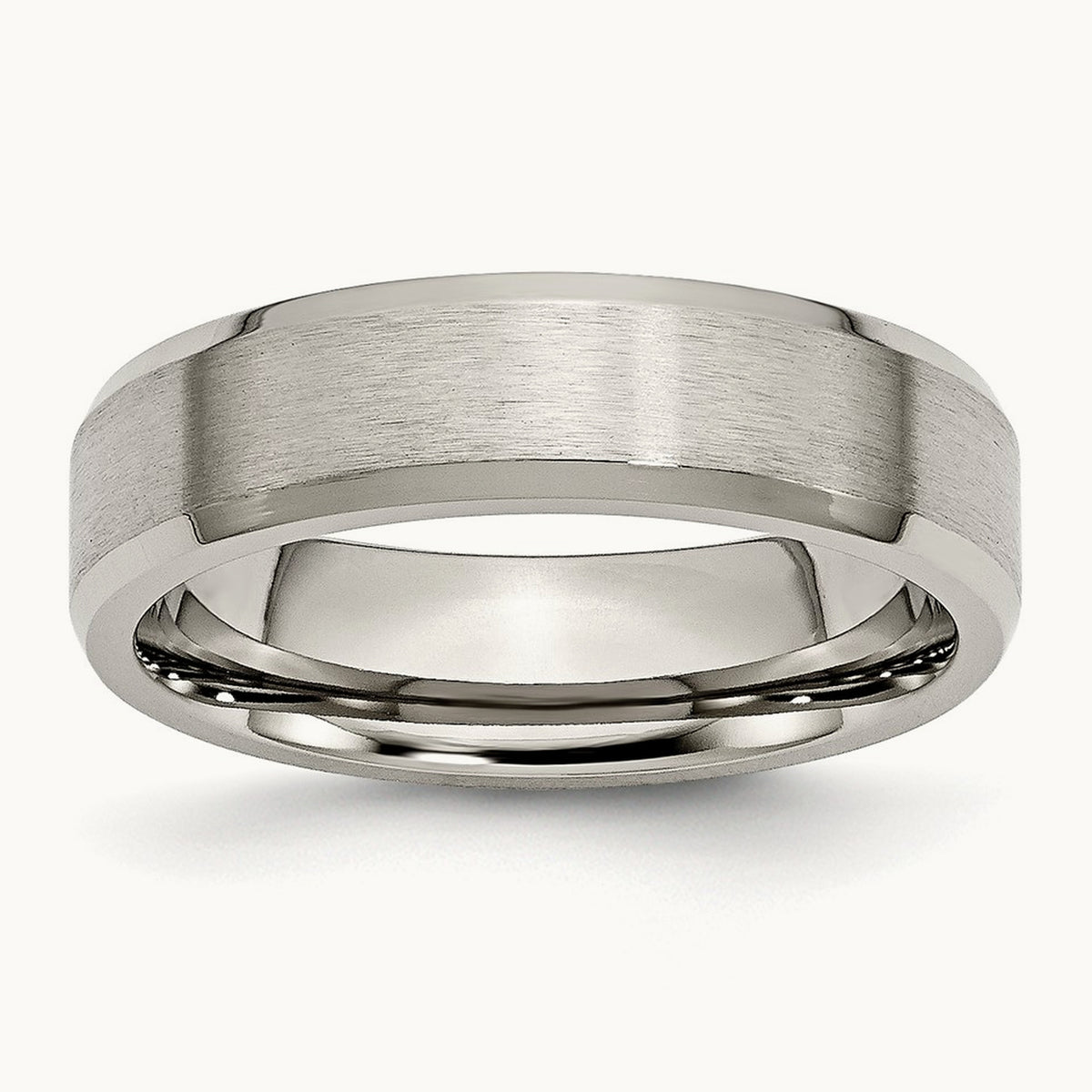 Brushed with Polished and Beveled Edge Band — photo set (2)