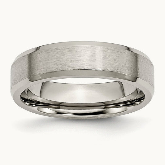 Brushed with Polished and Beveled Edge Band — photo set