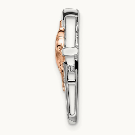 & Diamond Cross Chain Slide — photo set