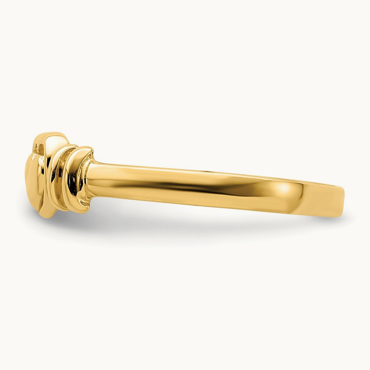 Polished Heart Ring, 14K