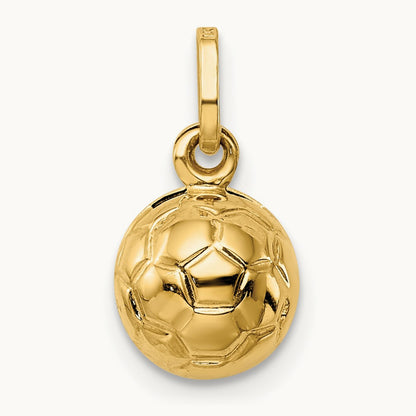3-D Soccer Ball Charm — 13mm