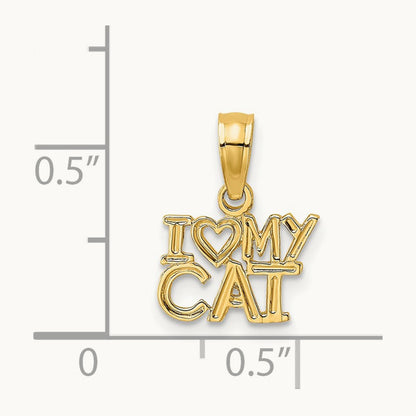 I HEART MY CAT Charm — photo set