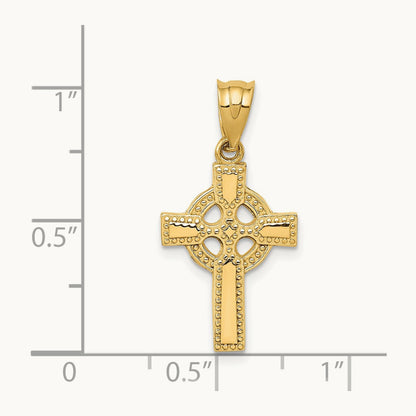 Celtic Cross Pendant, 14K