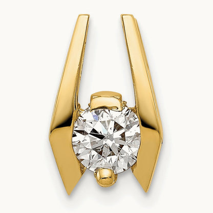 Diamond Slide — 14K Yellow Gold