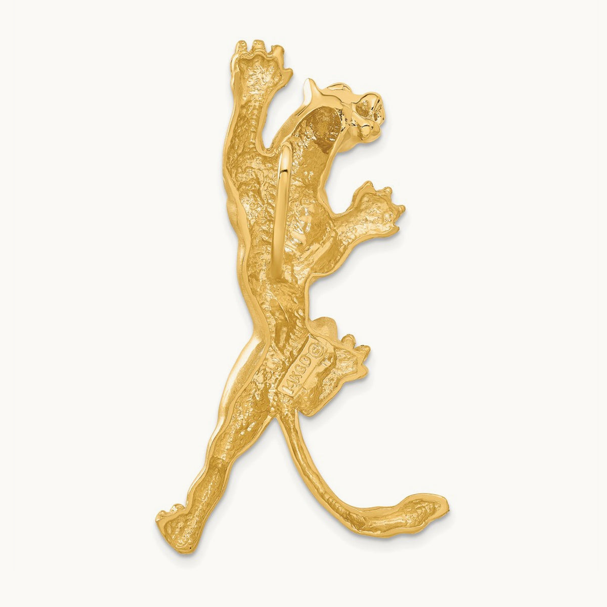 Panther Pendant, 14K
