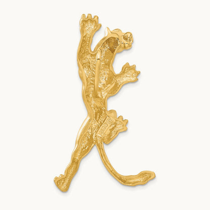 Panther Pendant, 14K
