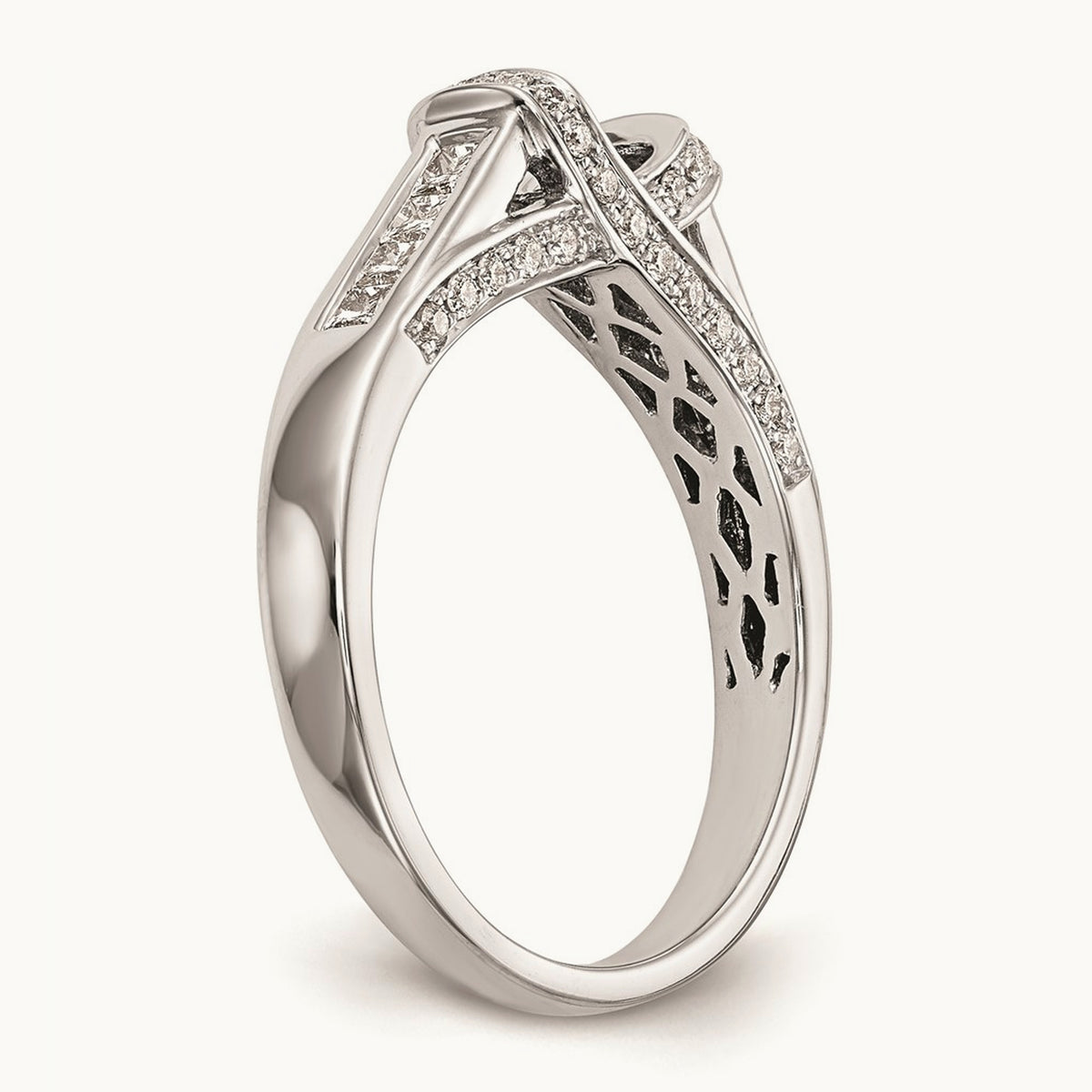 Peg Set Engagement Ring Mounting