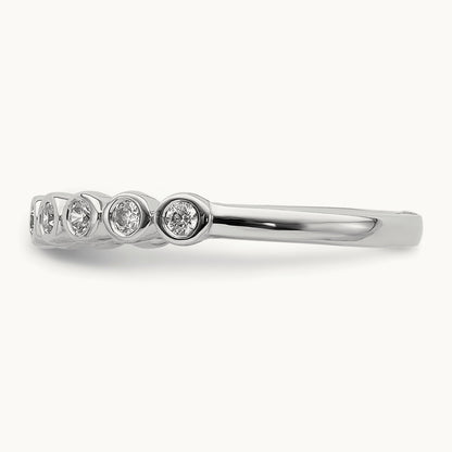 Fashion Band, 0.20 ct tw Lab-Grown Diamond — 14K White Gold