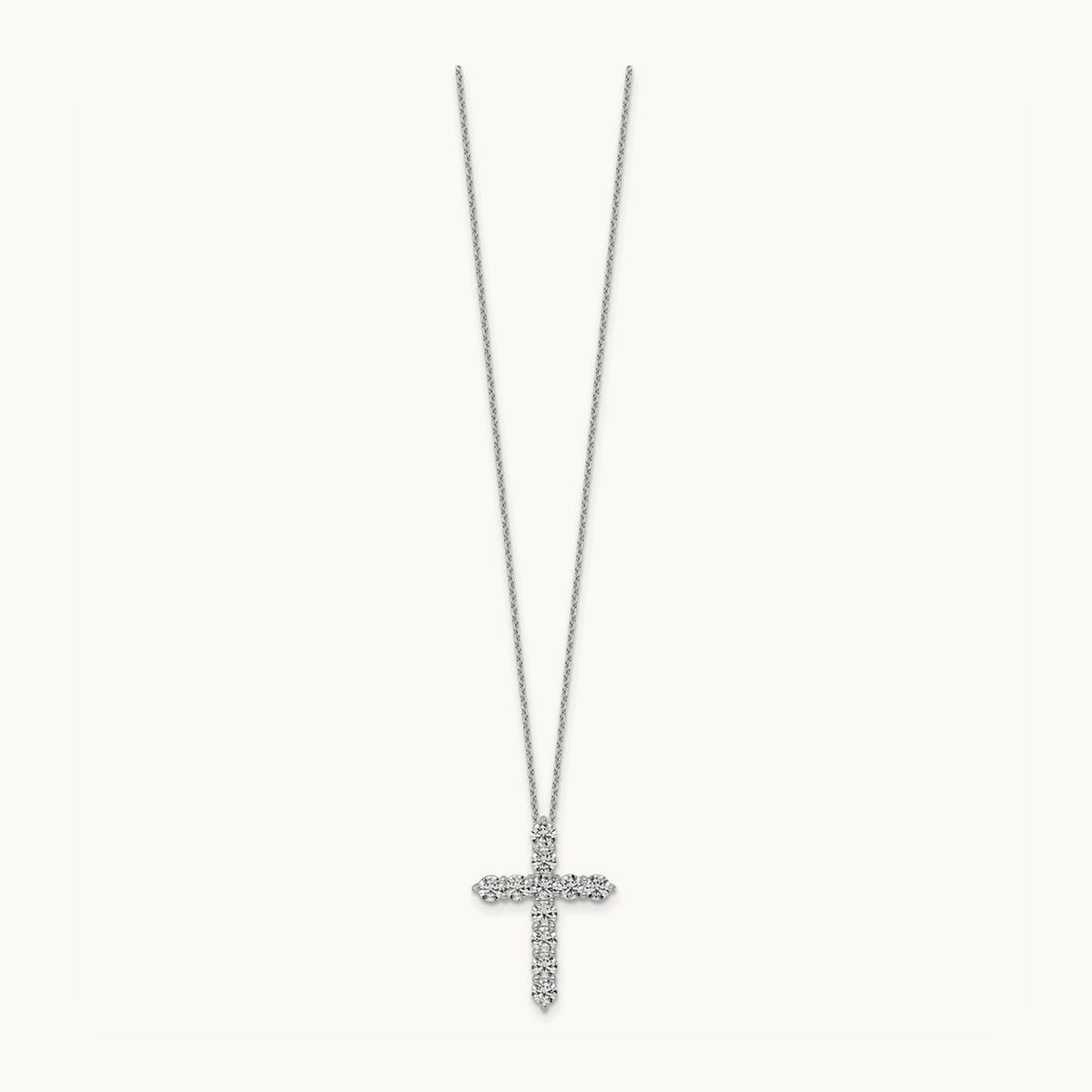 Cross Pendant Necklace, 2.00 ct tw Lab-Grown Diamond