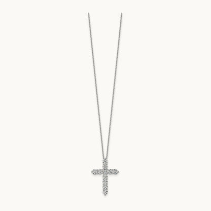 Cross Pendant Necklace, 2.00 ct tw Lab-Grown Diamond