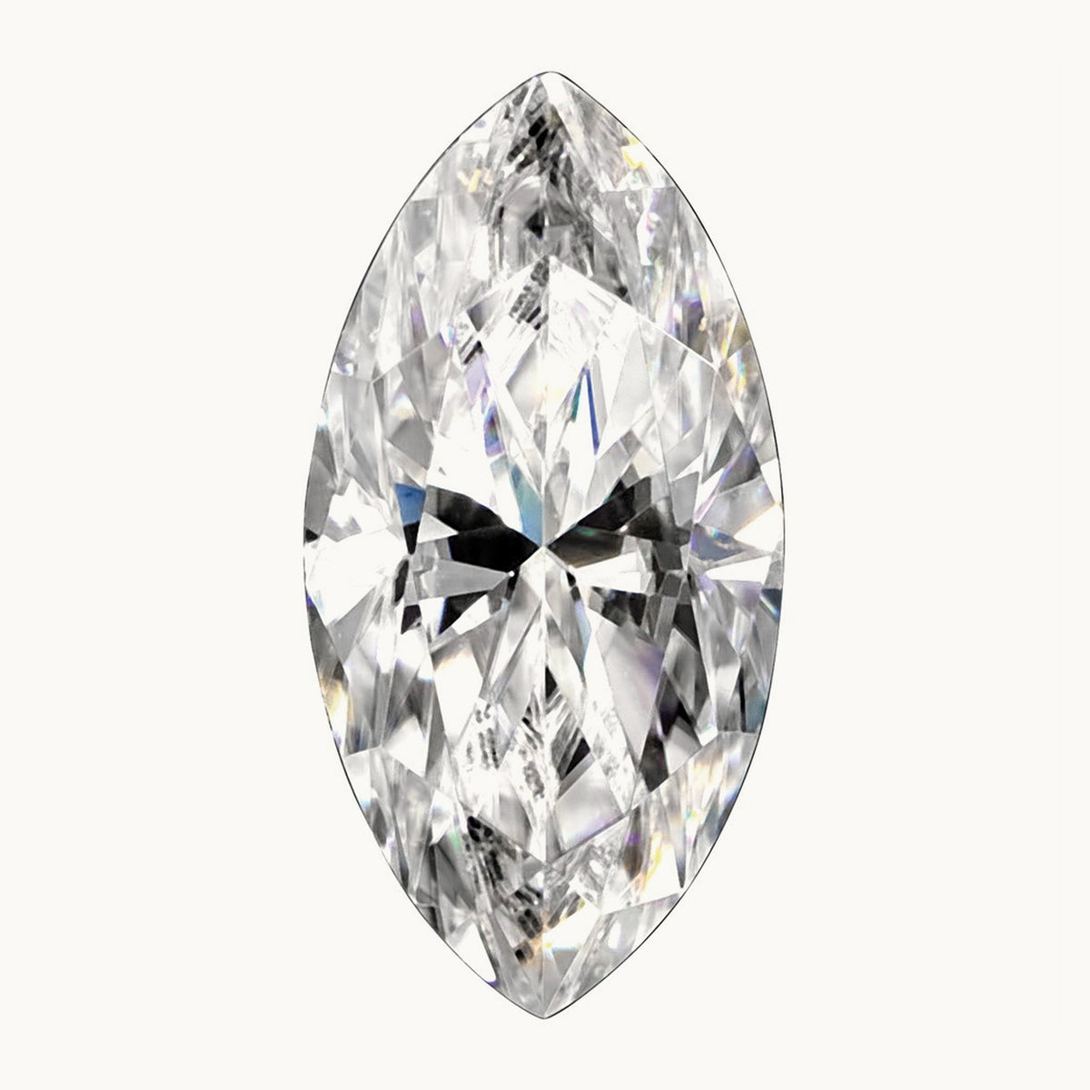 8x4mm Marquise True Light G-H-I Moissanite