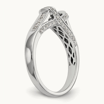 Peg Set Semi-Mount Engagement Ring, 0.50 ct tw