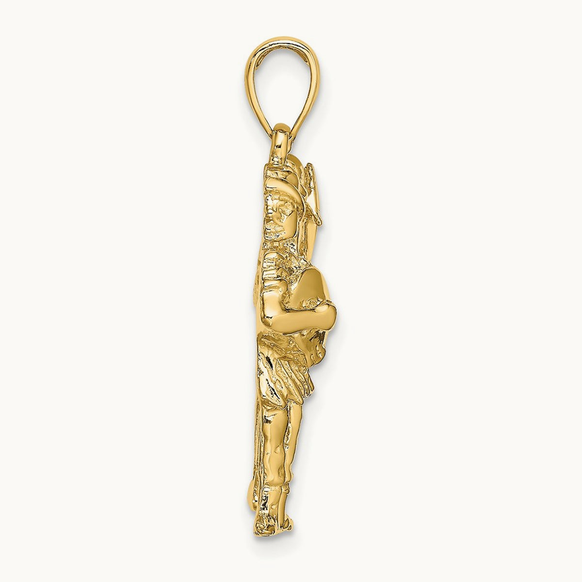 Large Gemini Zodiac Charm, 14K
