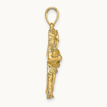 Large Gemini Zodiac Charm, 14K