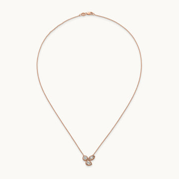 3 Stone Necklace, 1.00 ct tw Lab-Grown Diamond