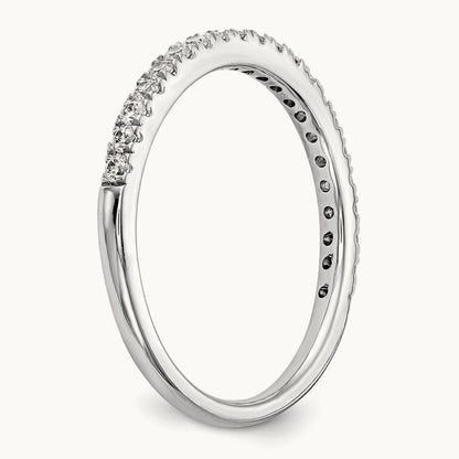 Diamond Wedding Band, 14K White Gold