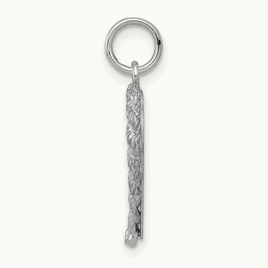 Etched Design .013 Gauge Engravable Heart Charm — 24mm