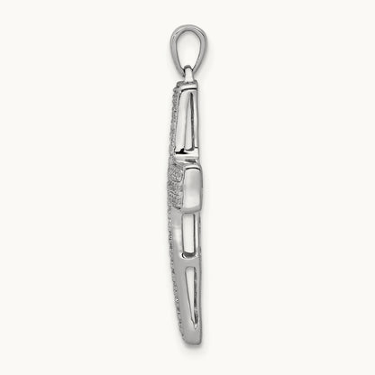 Latin Cross Pendant, 0.50-1.00 ct tw Lab-Grown Diamond
