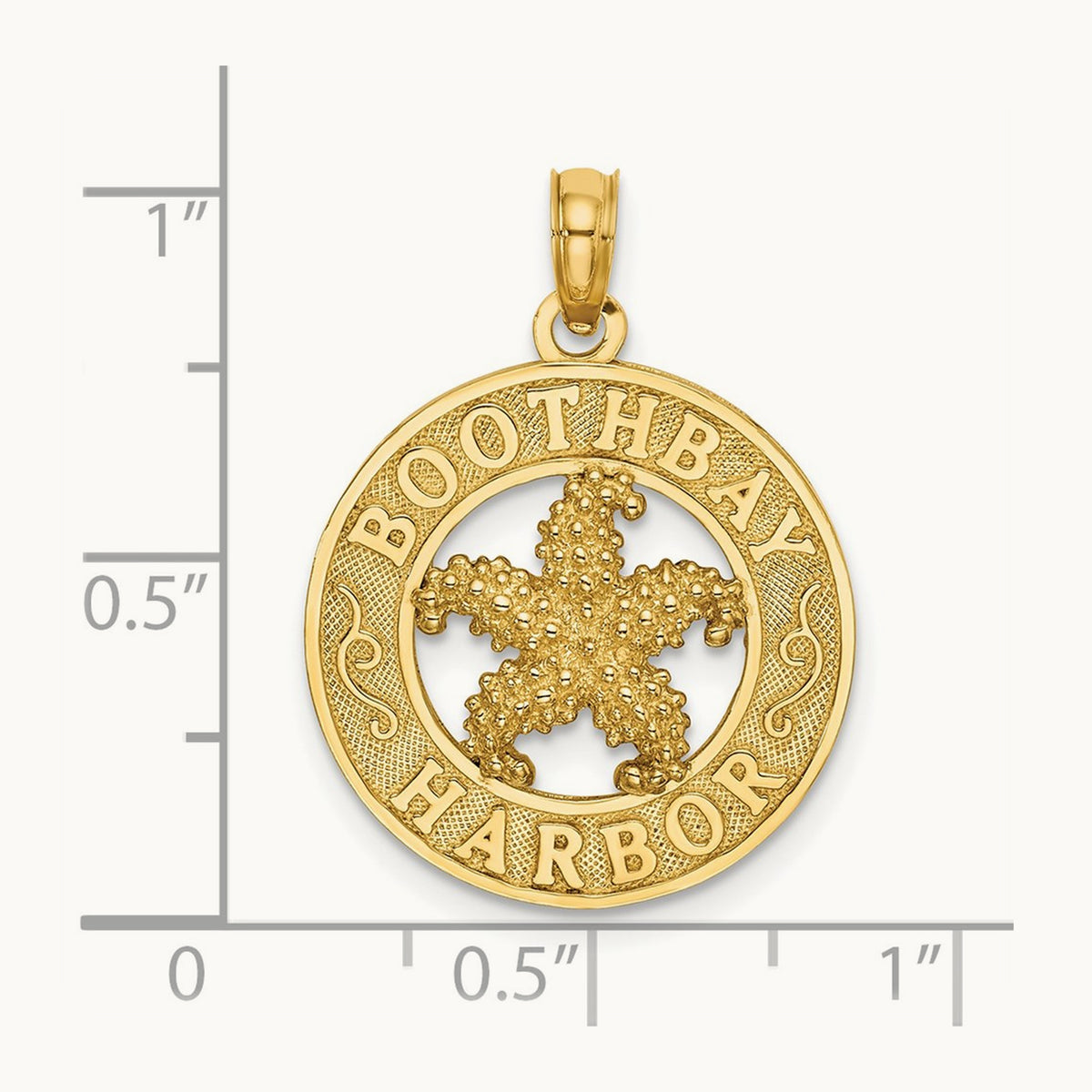 BOOTHBAY HARBOR Starfish Charm, 14K
