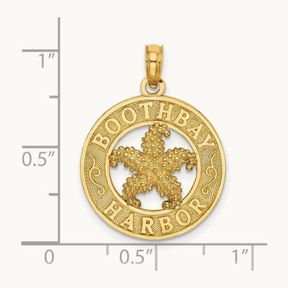 BOOTHBAY HARBOR Starfish Charm, 14K