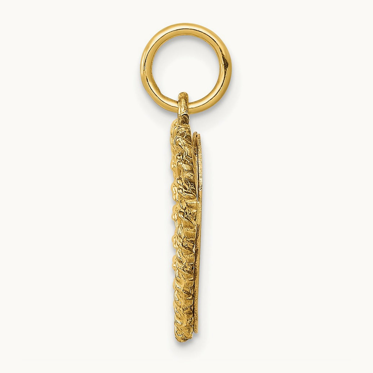 #1 GRANDDAUGHTER Disc Charm, 14K
