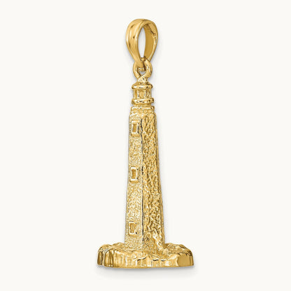 3-D Cape Henlopen Lighthouse, De Charm, 14K