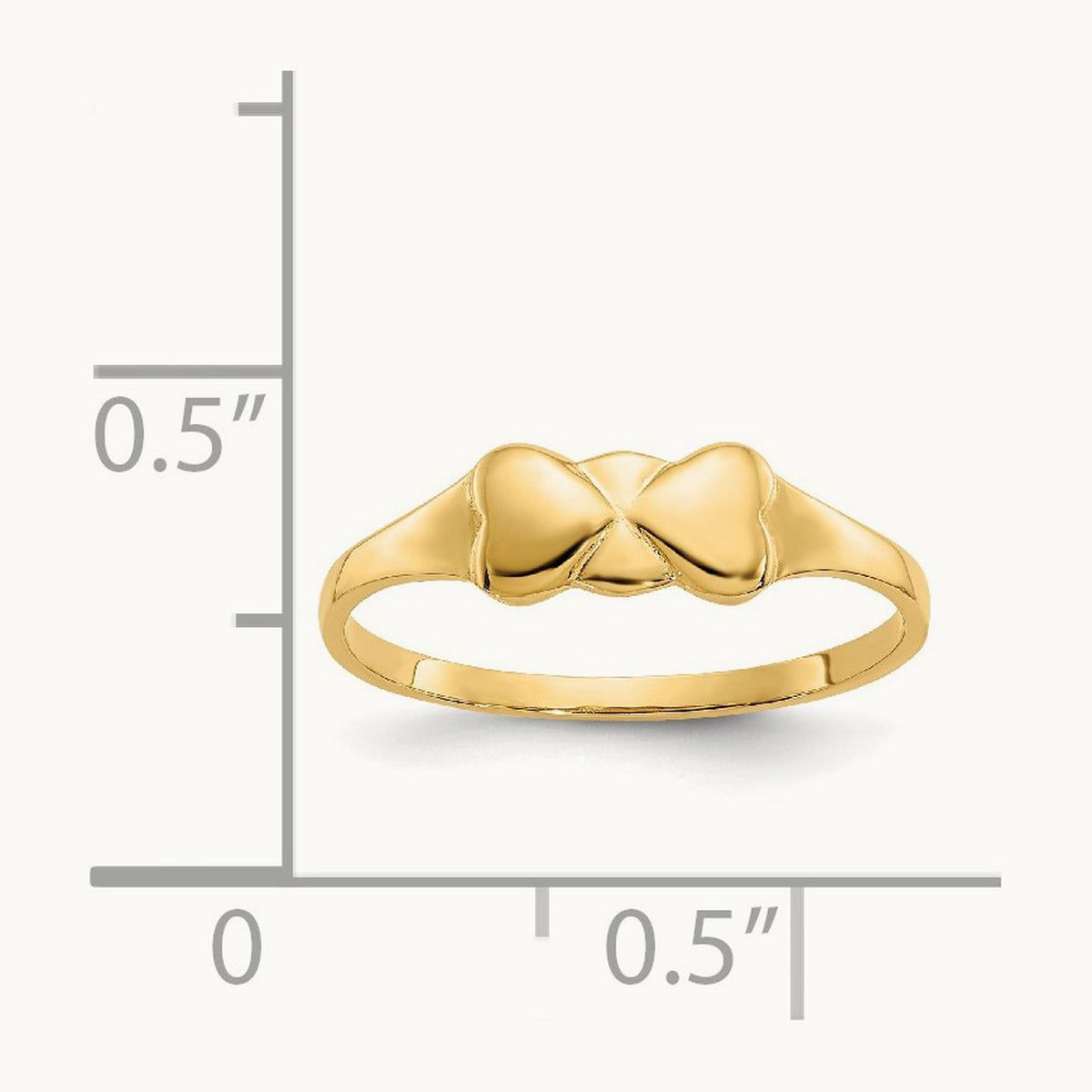 Madi K Heart Baby Ring, 14K