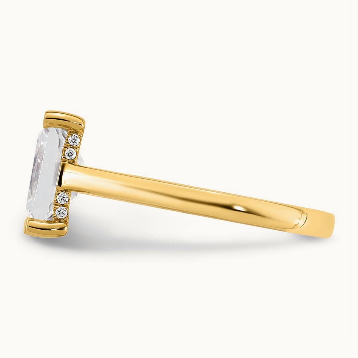 Radiant Ring, 2.25 ct tw Lab-Grown Diamond