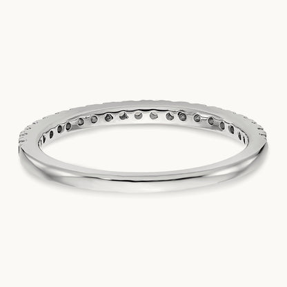Diamond Wedding Band, 14K White Gold