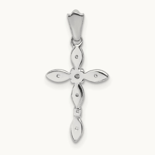 1/20ct. Diamond Cross Pendant — photo set