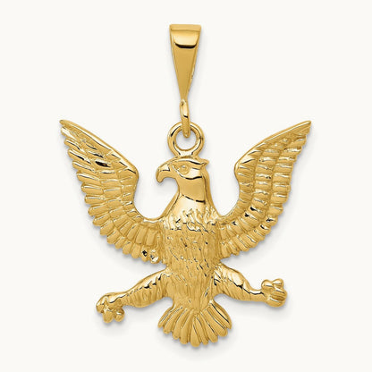 Eagle Charm, 14K