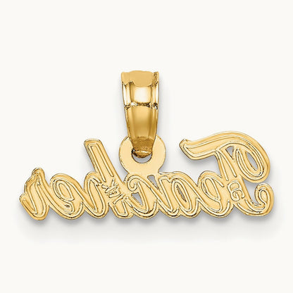 TEACHER Charm, 14K