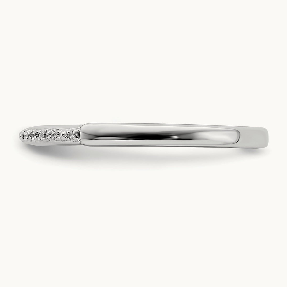 Diamond Band, 10K White Gold