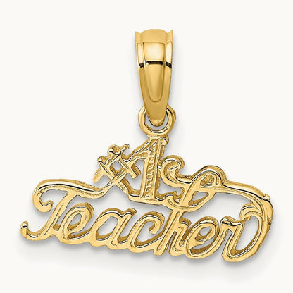 #1 TEACHER Charm — photo set