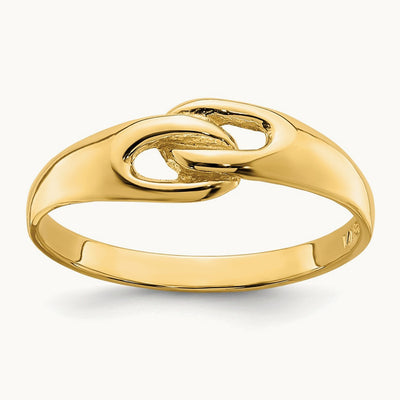 Free Form Knot Ring, 14K
