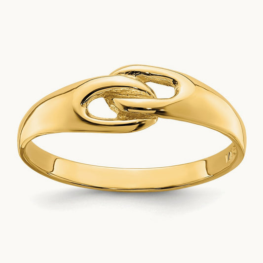 Free Form Knot Ring, 14K