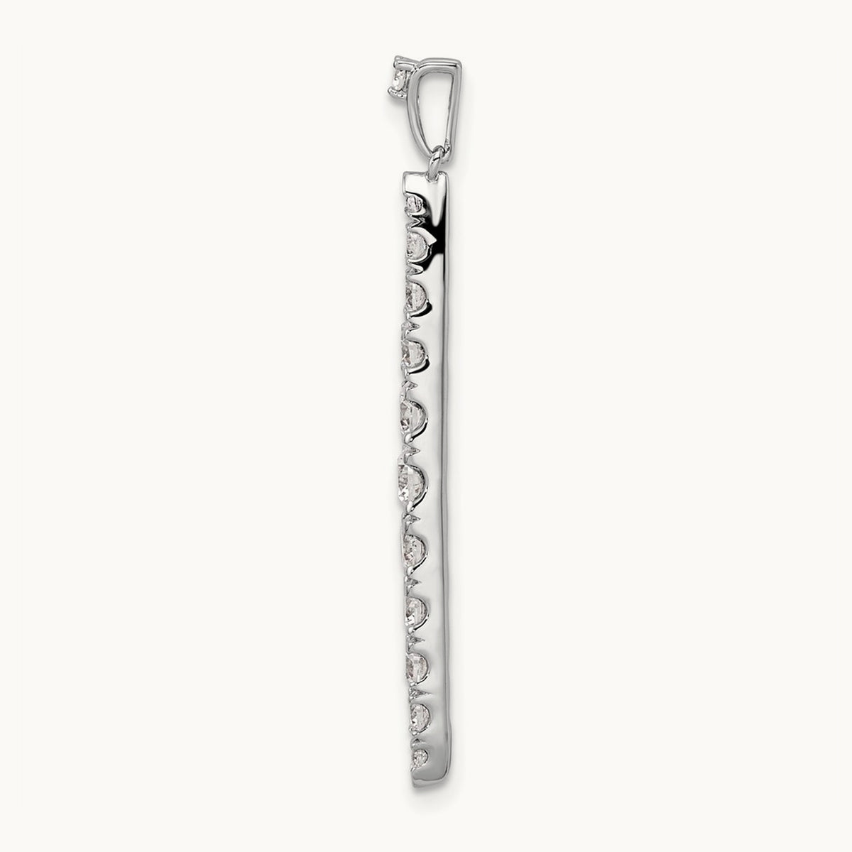 Fashion Bar Pendant, 1.00 ct tw Lab-Grown Diamond