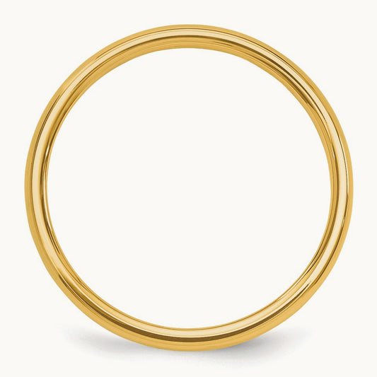 Polished Stackable Band — 10K Yellow Gold