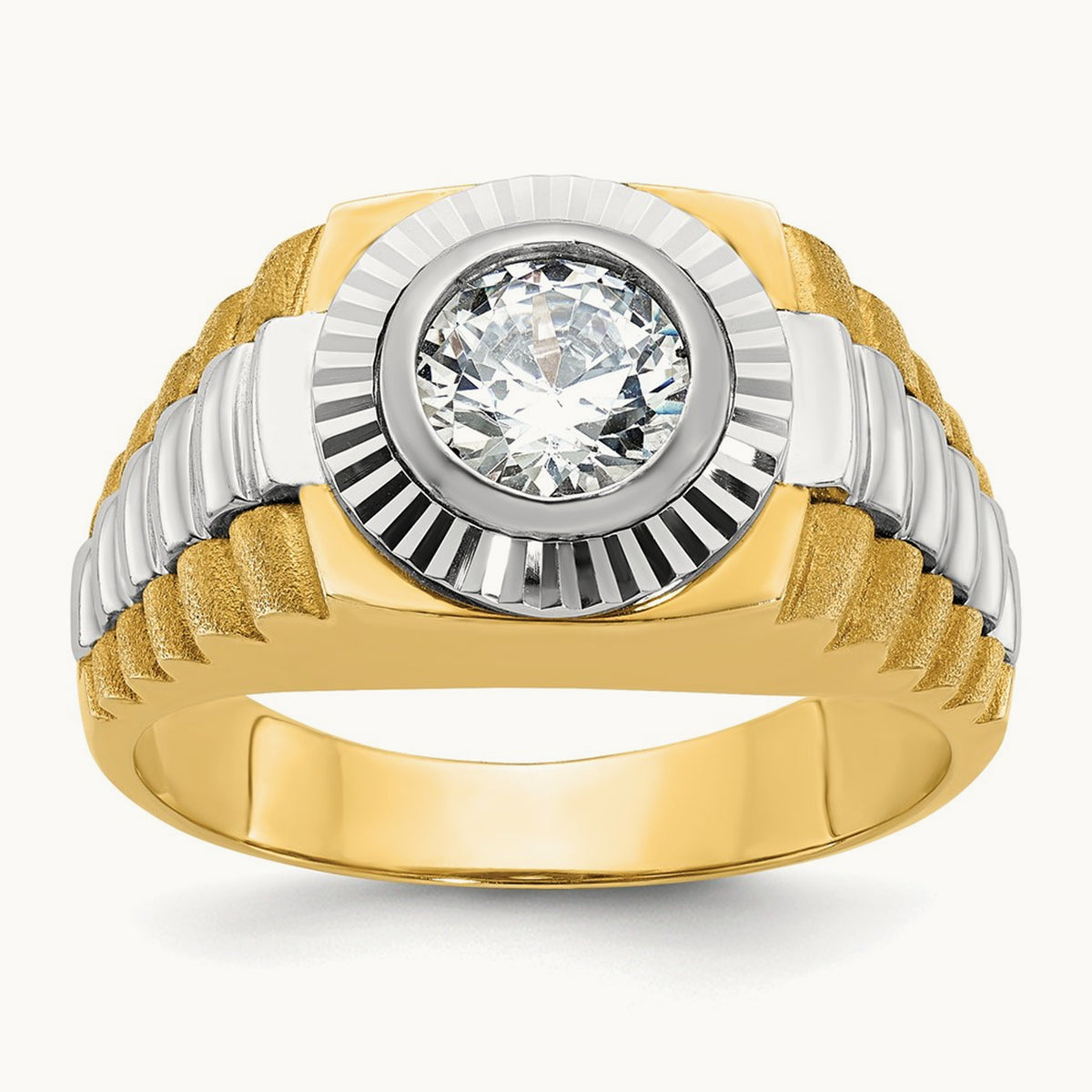 Men's Ring, 1.00 ct tw Lab-Grown Diamond