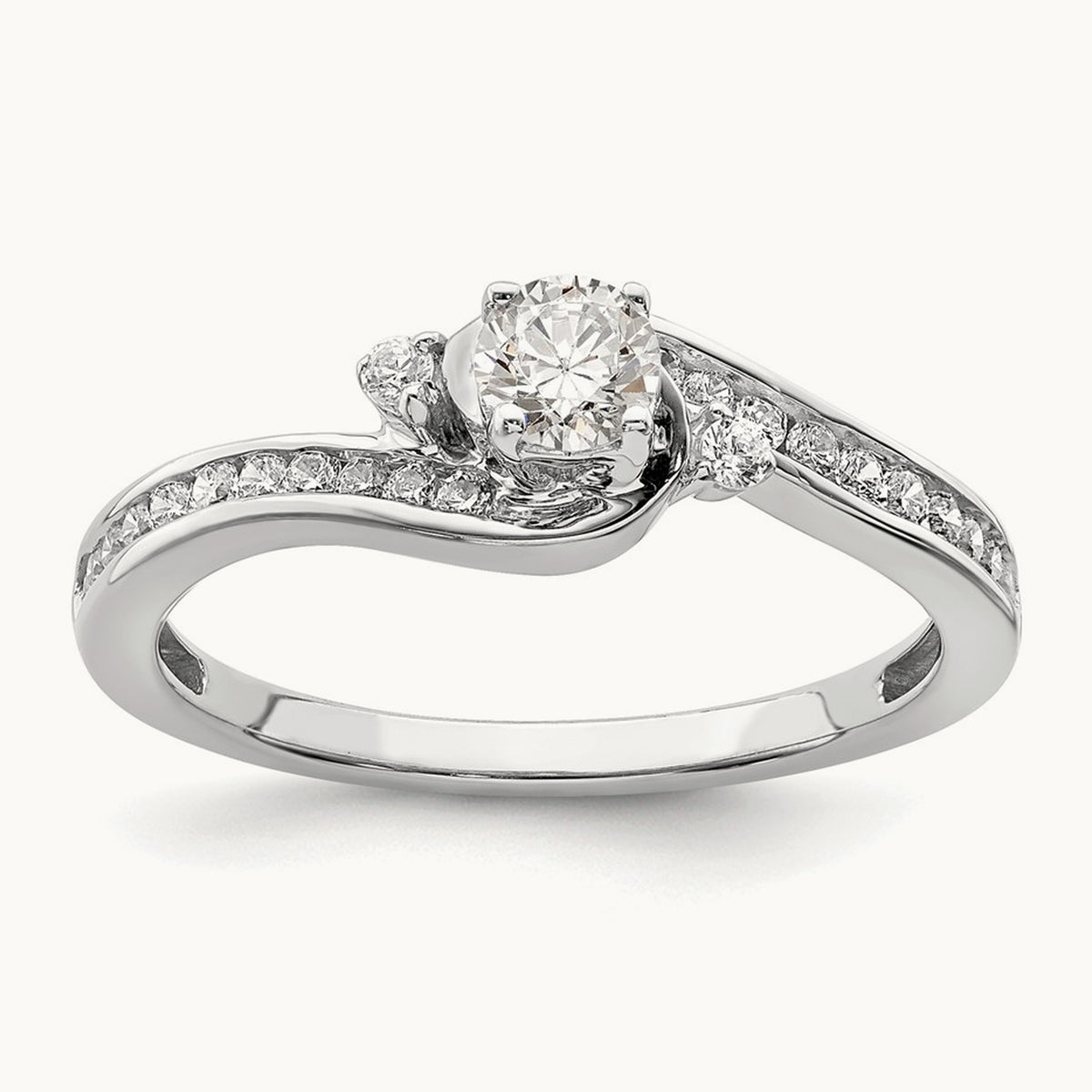 Semi-Mount Engagement Ring, 0.25 ct tw