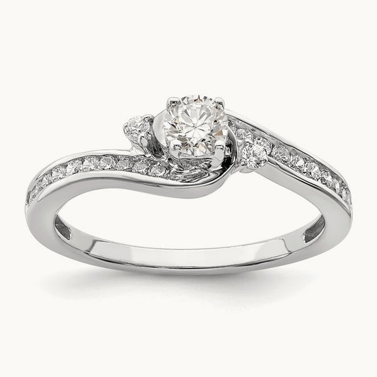 Semi-Mount Engagement Ring, 0.25 ct tw